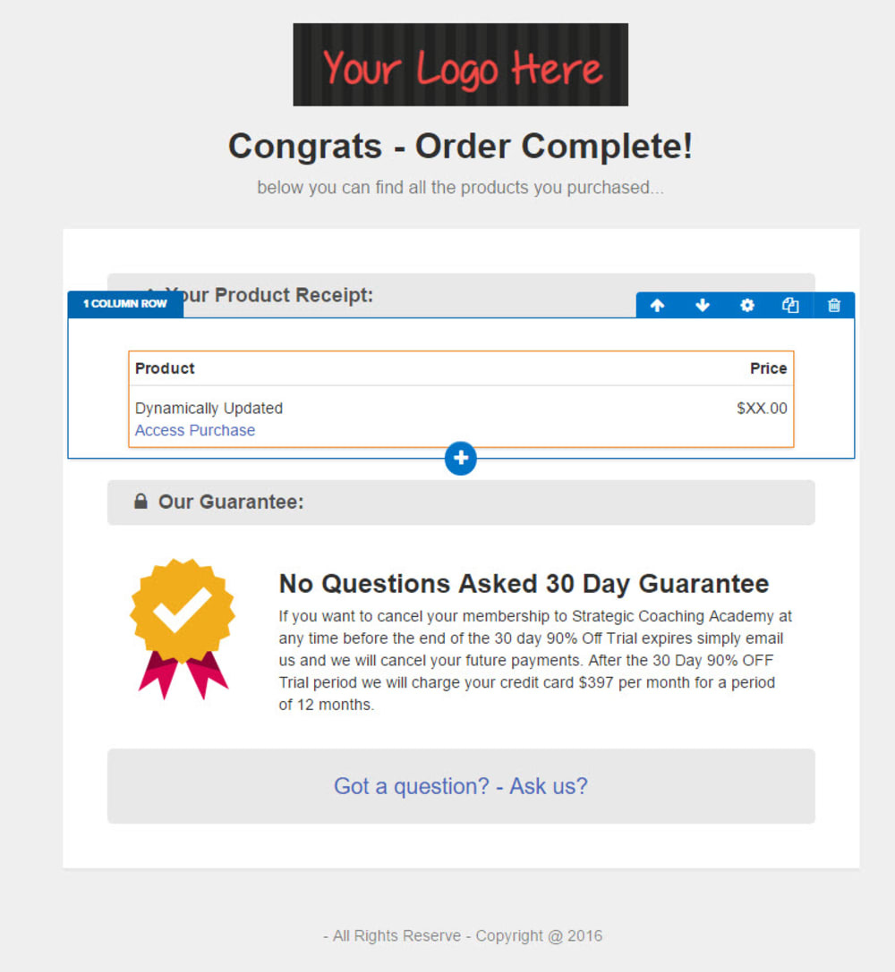 Order Form 