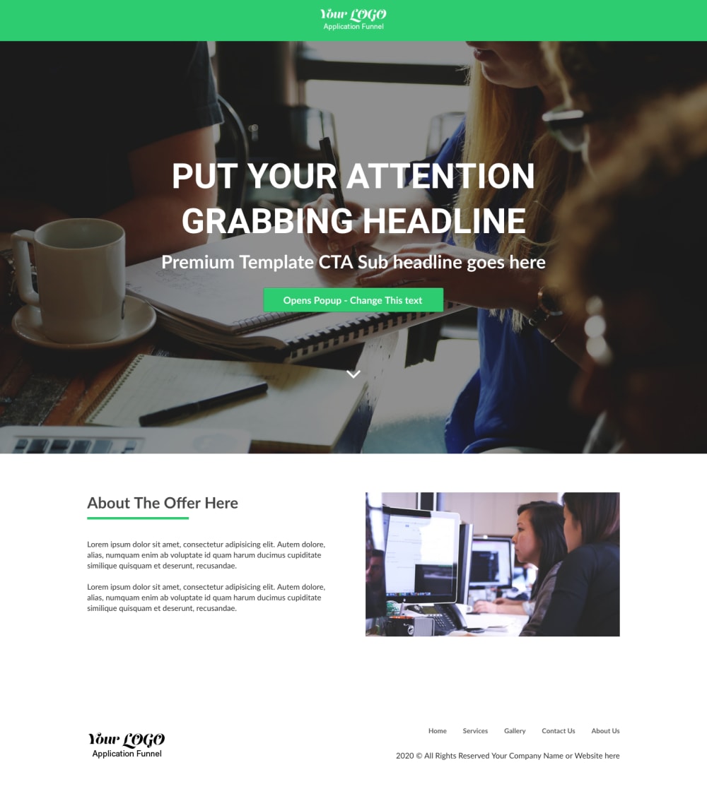 Click Pop Page