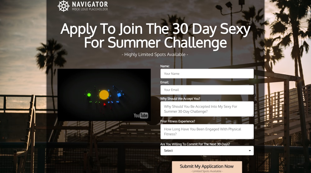 Application Page