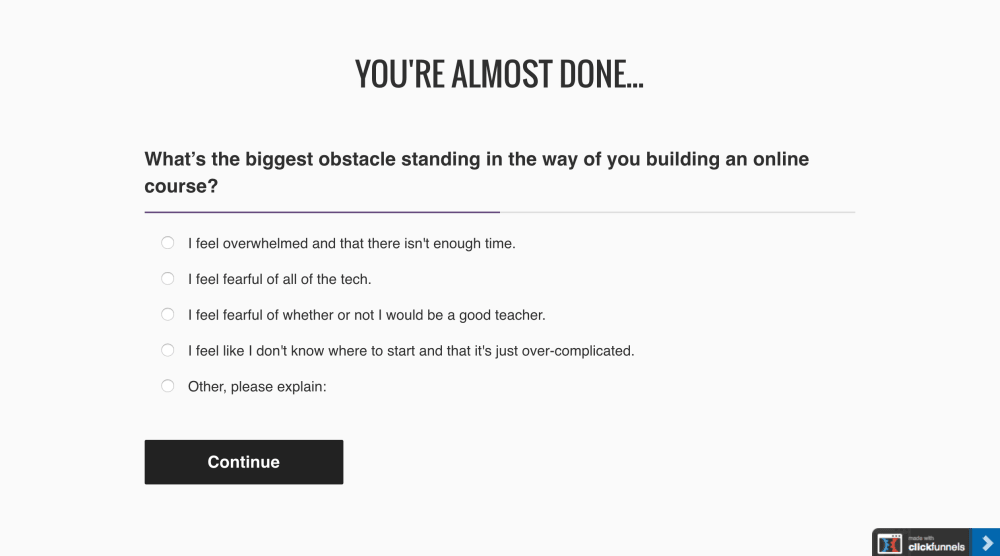Survey Page (version 1)