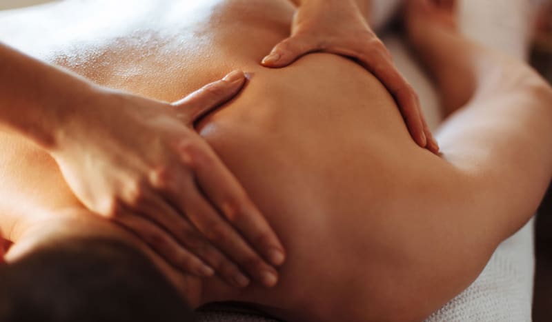 Massage treatment at Elevate Health Bella Vista