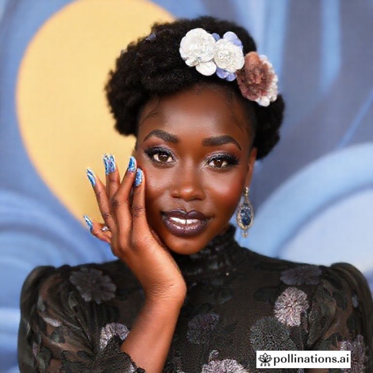 Cynthia Erivo's Blue Floral Nails Take Fans to Oz — See the Photos