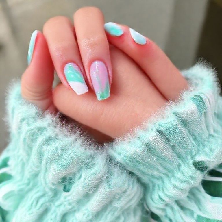 Halsey's Tropical Moonstone Manicure Delivers 90s Vacation Vibes — See Photos