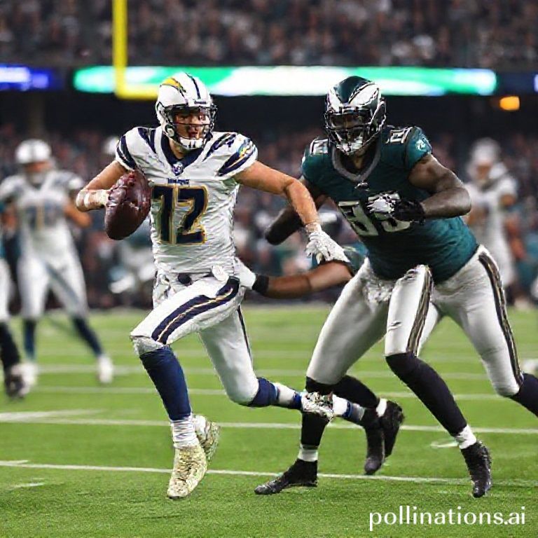 Chargers edge Eagles in overtime on Monday Night Football for a tight win
