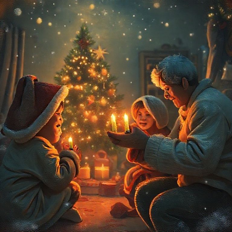As the magic of Christmas Eve unfolds, families around the world unite in the age-old tradition of eagerly awaiting Santa's arrival