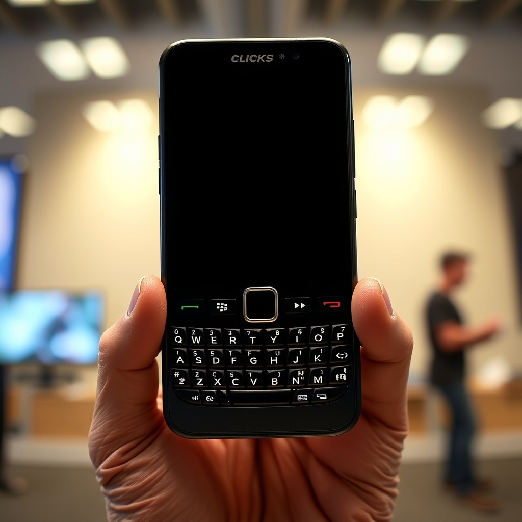 Clicks unveils a BlackBerry-inspired phone and battery-boosting keyboard at CES
