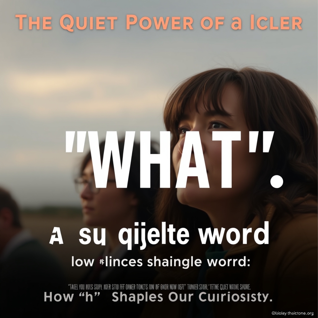 The Quiet Power of a Single Word: How 'What' Shapes Our Curiosity – detailed guide & hot deals on Kadoo Click