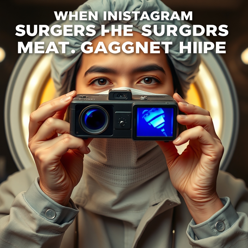 When Instagram surgeons meet gadget hype: a cultural clash of vanity and consumption