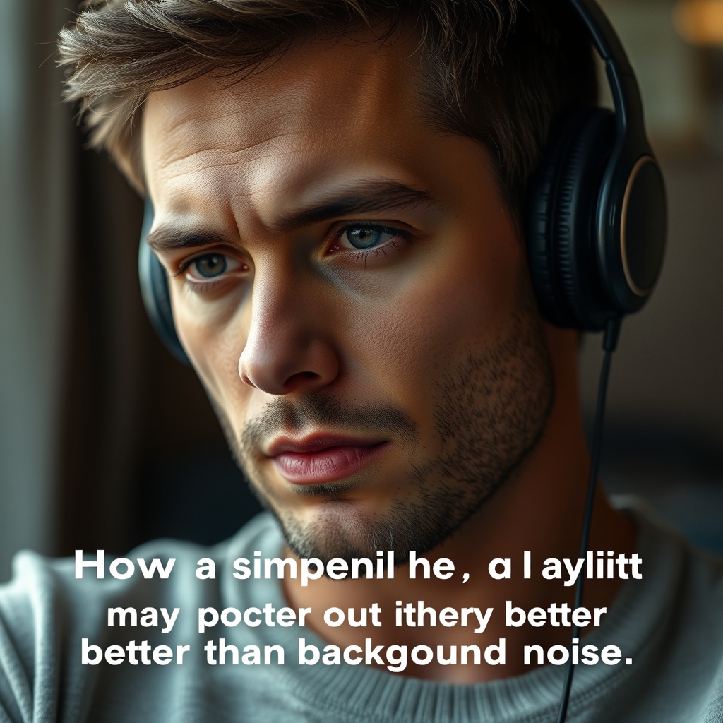 How a simple beat in your playlist may quiet anxiety better than background noise