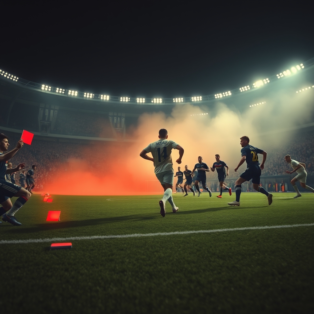 Rapid fire: Seven goals and two reds in the season's fastest Champions League strike