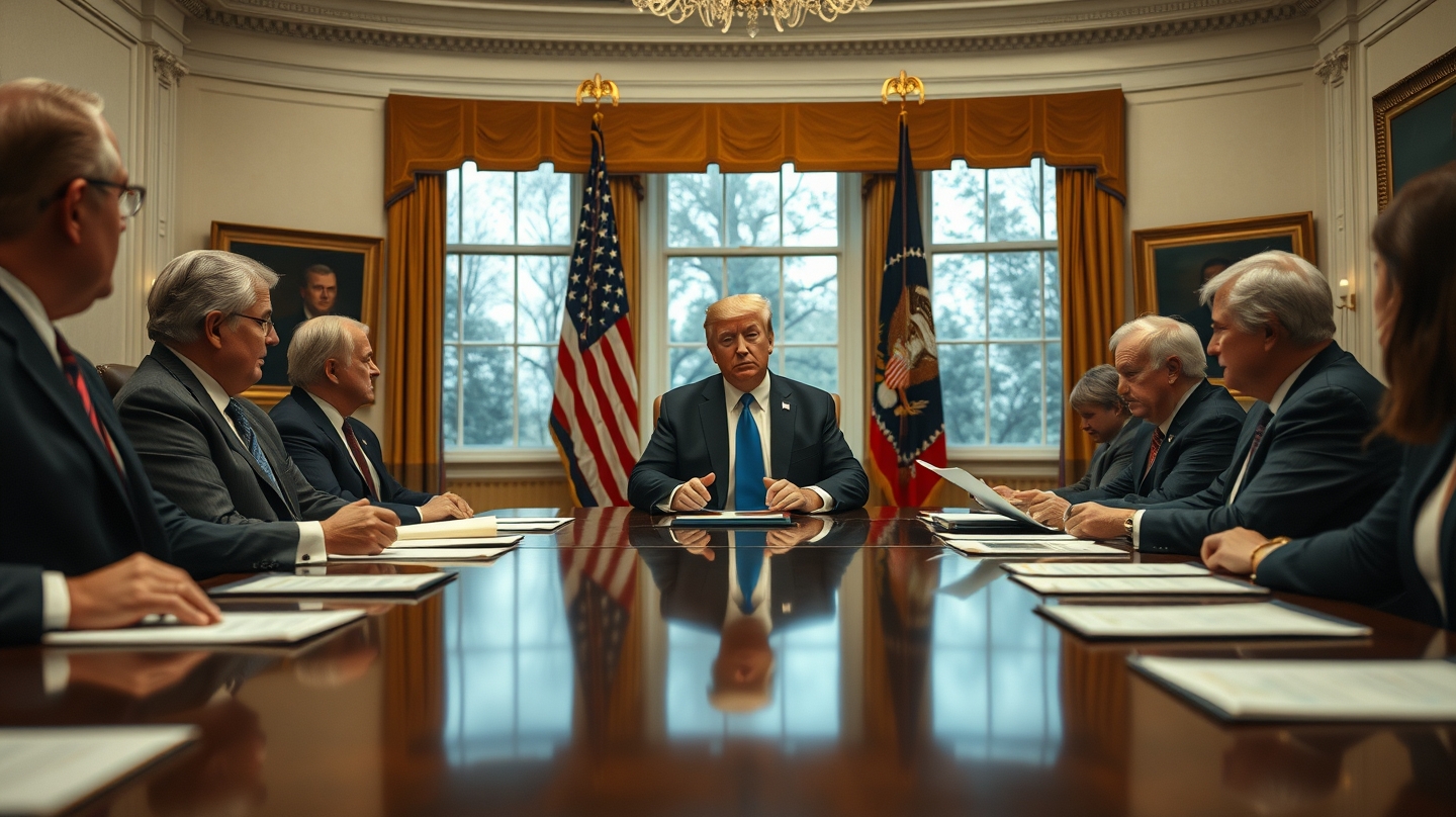 Trump Meets Senators to Negotiate Crypto Ethics Clause in Clarity Act