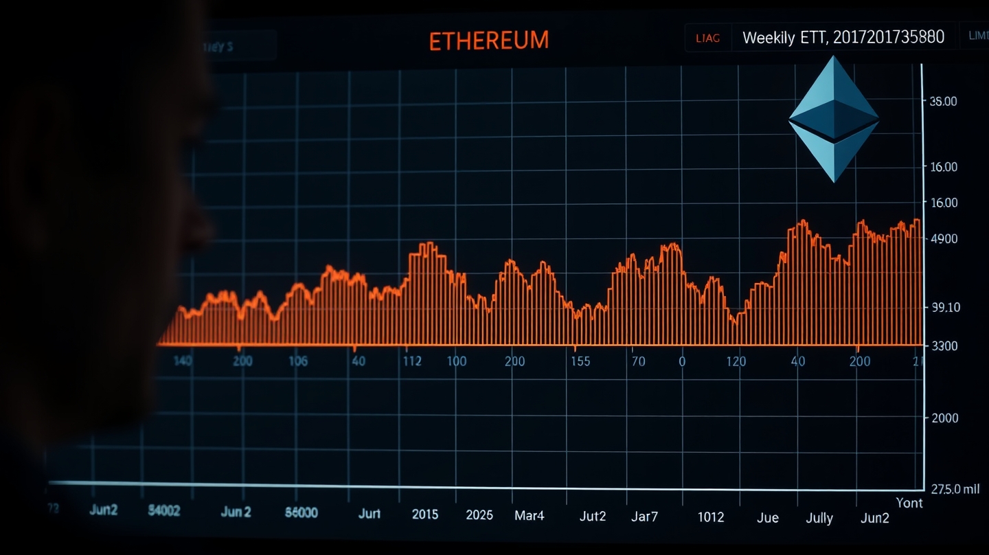 Ethereum ETFs Pull $104 Million as Bitcoin Flows Dip, Hyperliquid Falters