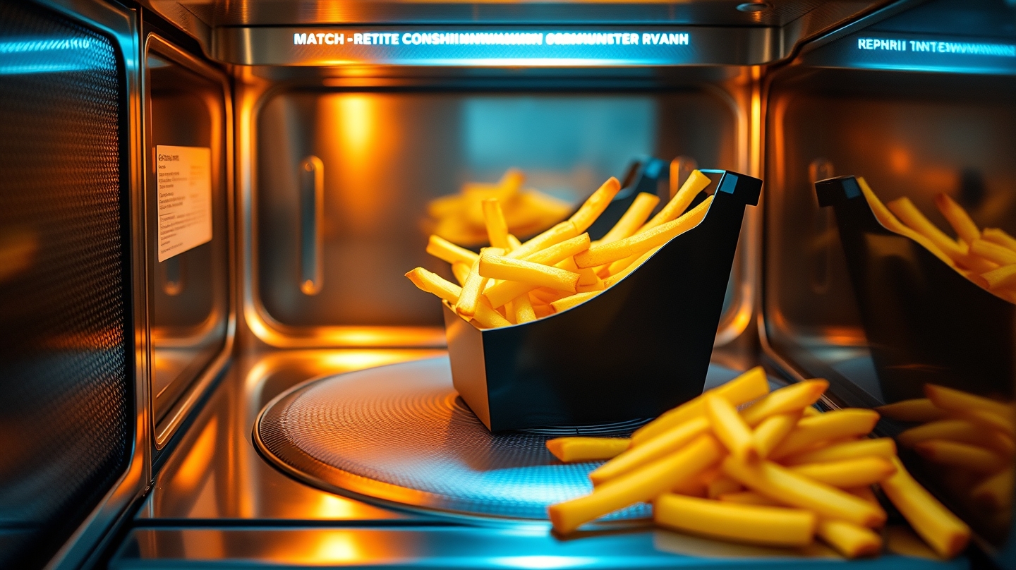 Hybrid Microwave‑Fry Technique Promises Crispy Fries with Less Oil