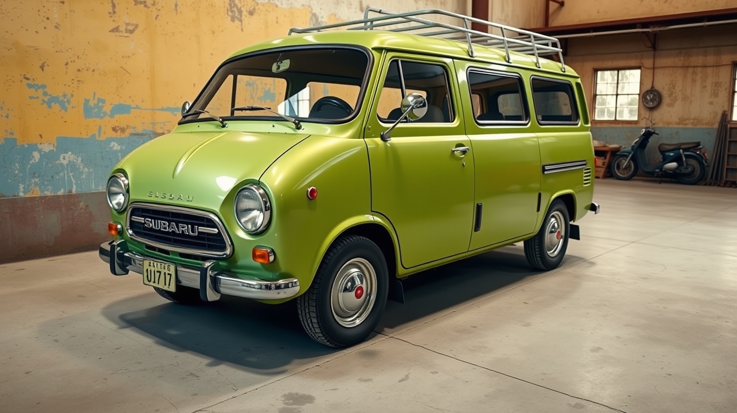 1969 Subaru Sambar 360 Van Revives Japan’s Kei‑Car Legacy on Digital Auction