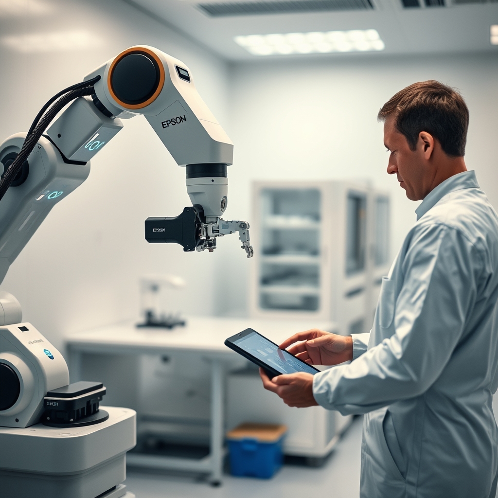 Epson launches AX6 collaborative robot with no-code programming and cleanroom capability