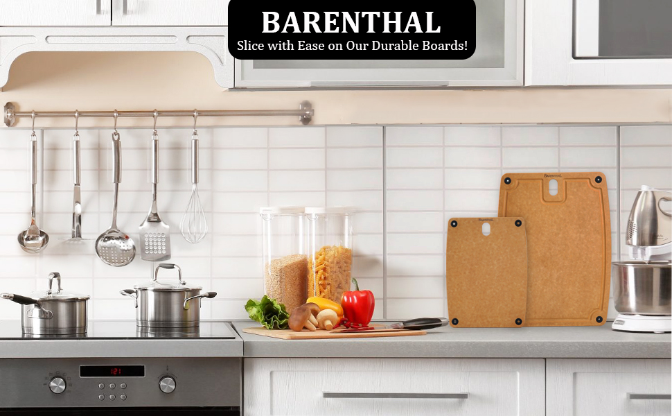 Barenthal 2-pc. Eco-Friendly Composite Reversible Cutting Board Set –