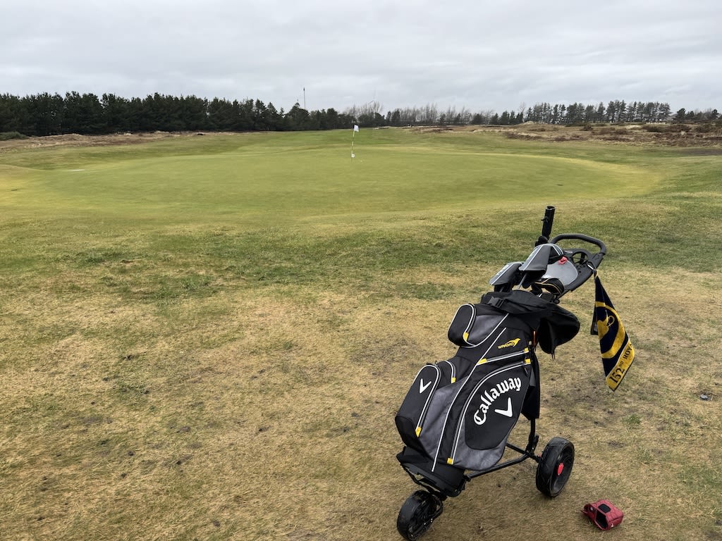 Heading for the 19th hole