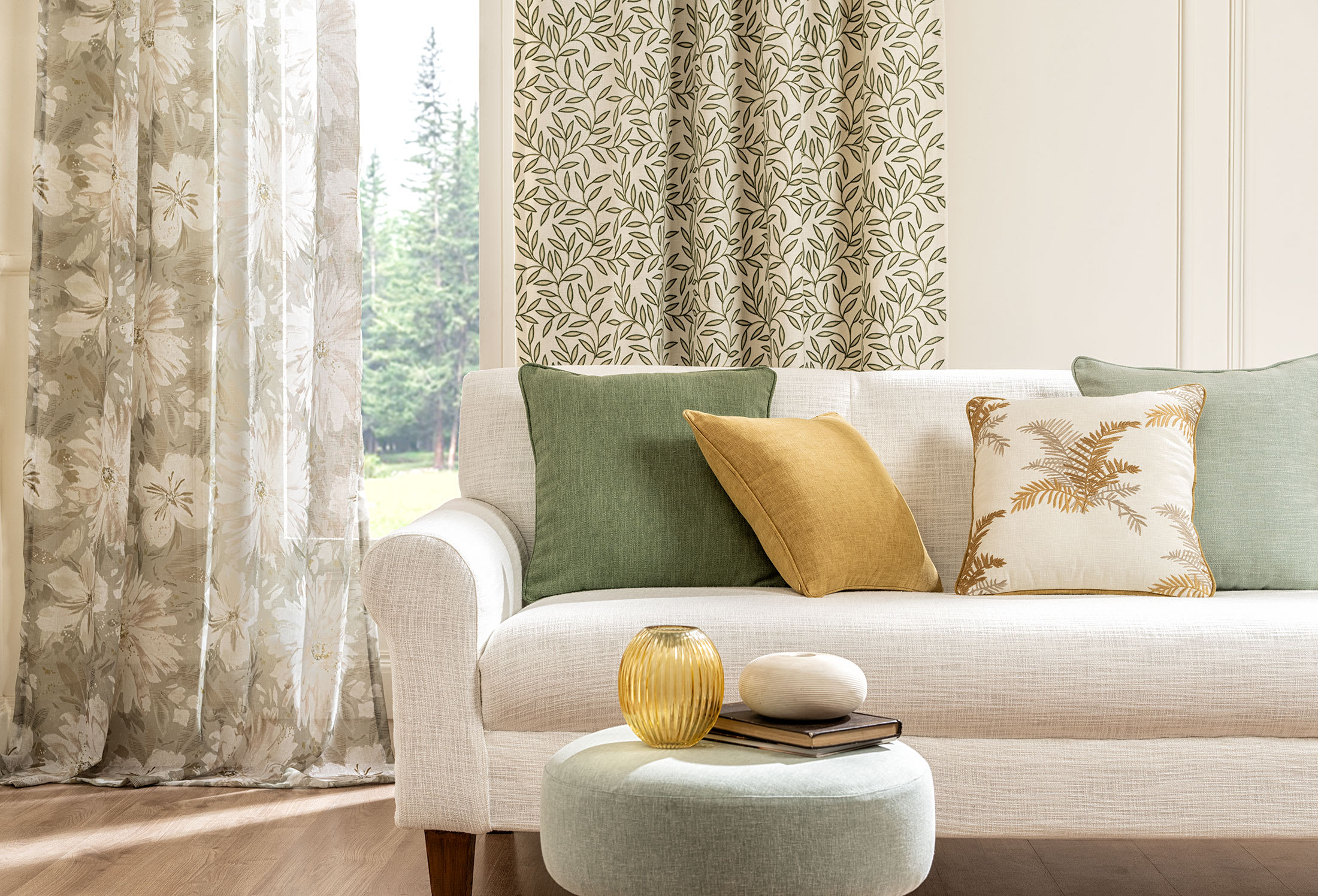 Curtain-Embroidery and Prints
