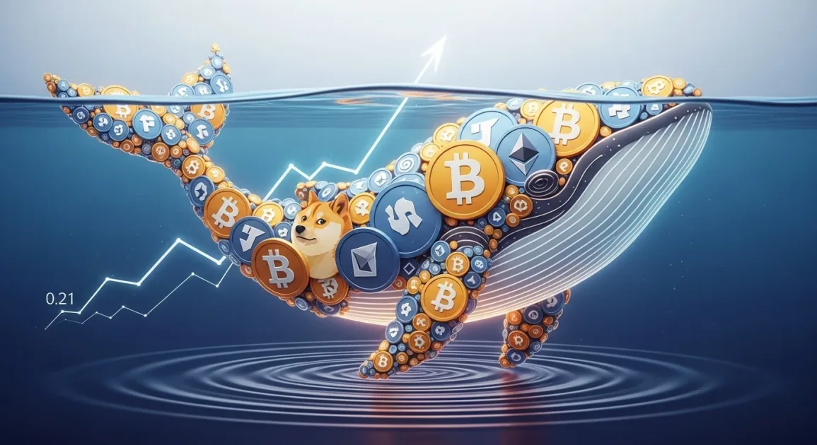Balina Alımı Dogecoin'i Toparladı ($0,21 Dipten Dönüş)
