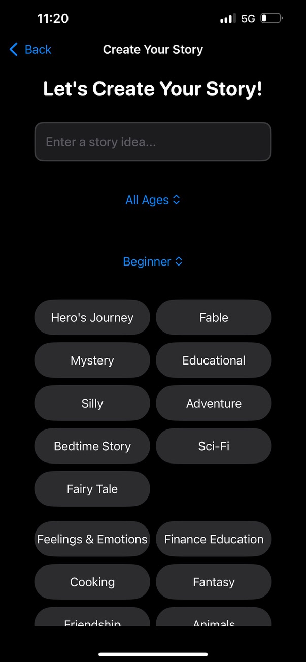 Story creation process