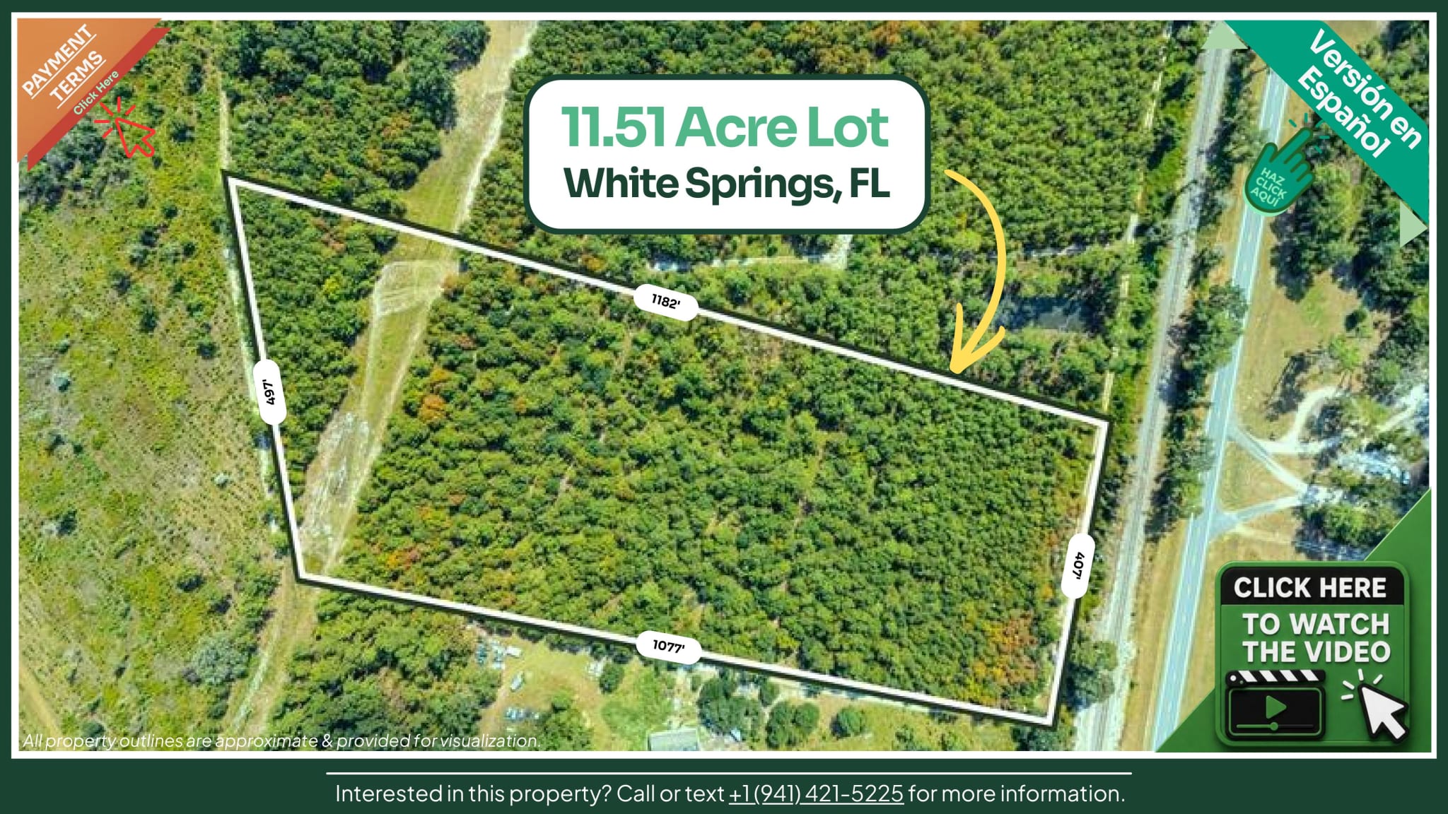 11.51 Acres in White Springs, FL — North Florida Land, Mobile Homes Allowed — photo 1 of 6