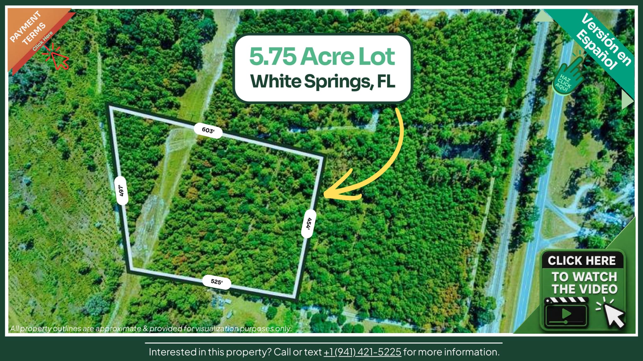 Secluded 5.75-Acre Wooded Lot Off US 41 in White Springs, FL — photo 1 of 6