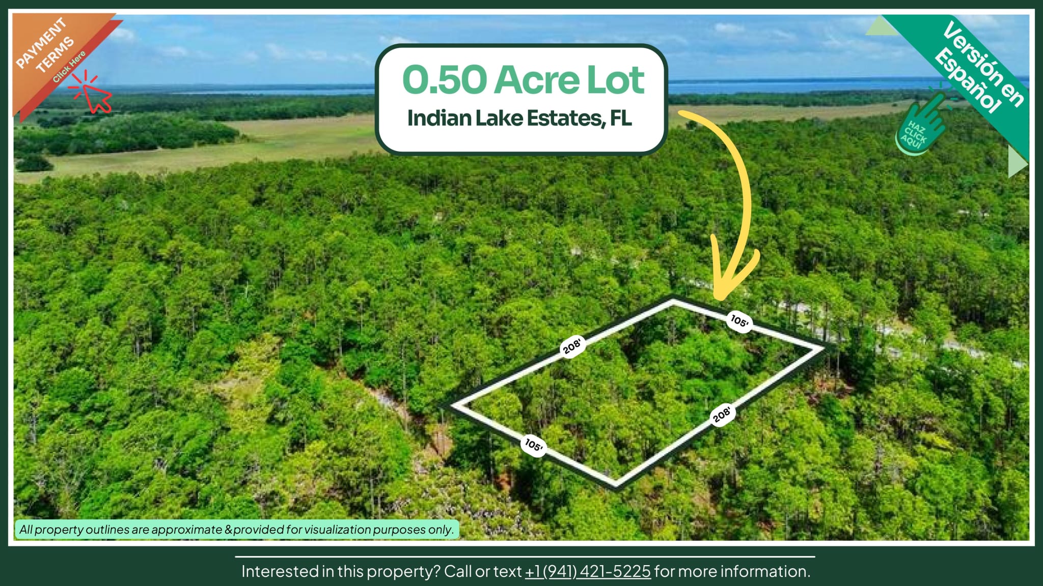Spacious Half-Acre Lot in Indian Lake Estates, FL — Established Golf Community — photo 1 of 6