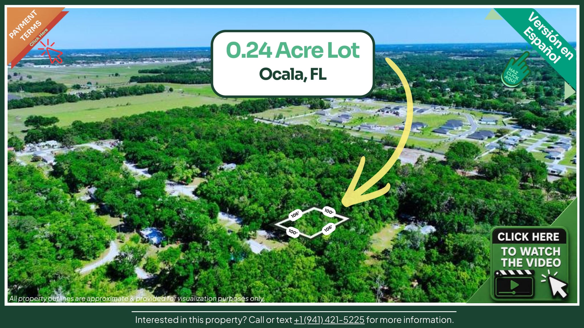 0.24-Acre Residential Lot in Ocala, FL — Site-Built Homes, Near World Equestrian Center — photo 1 of 6