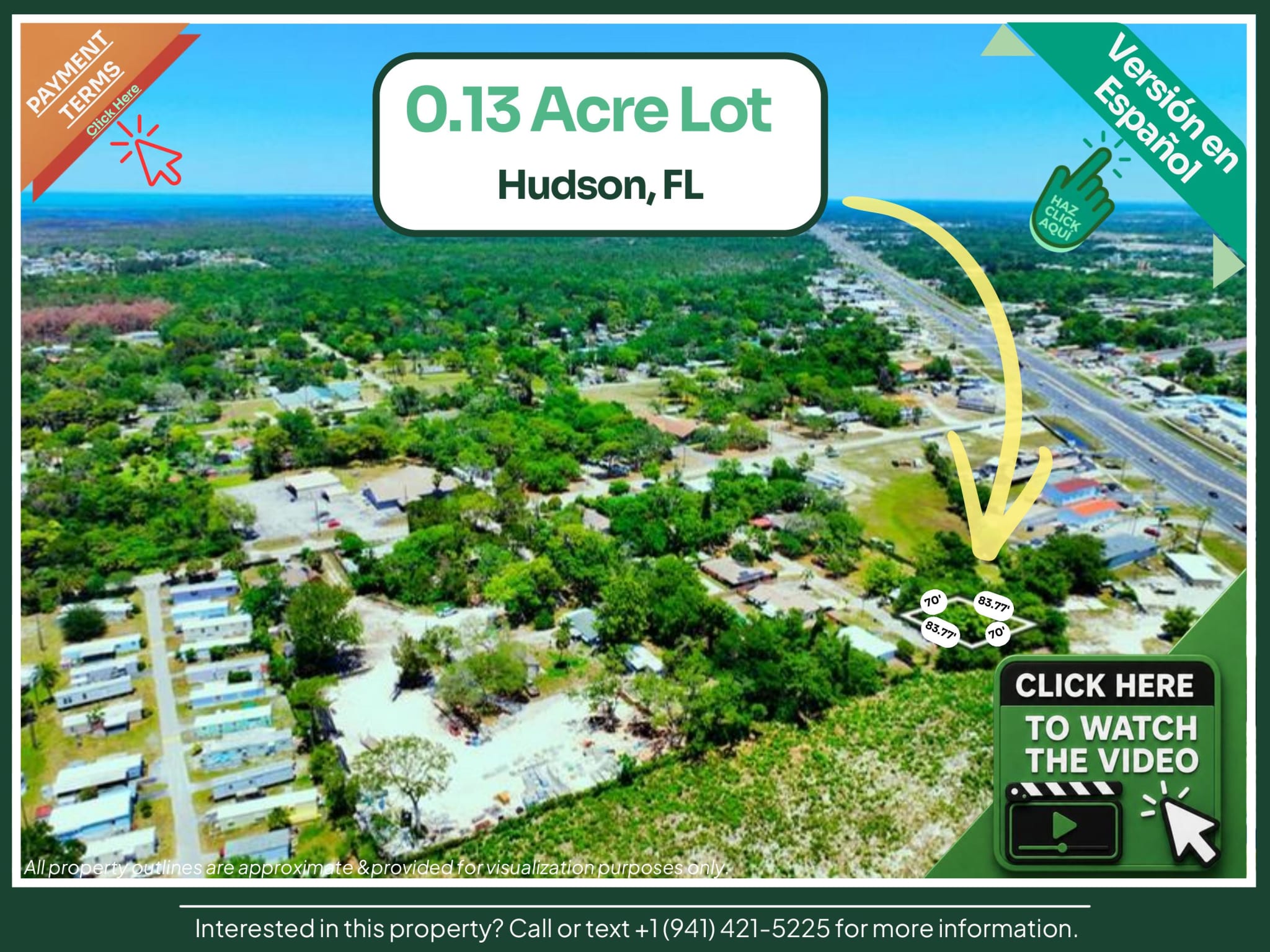 0.13-Acre Buildable Lot in Hudson, FL — Gulf Coast Living, No HOA — photo 1 of 6