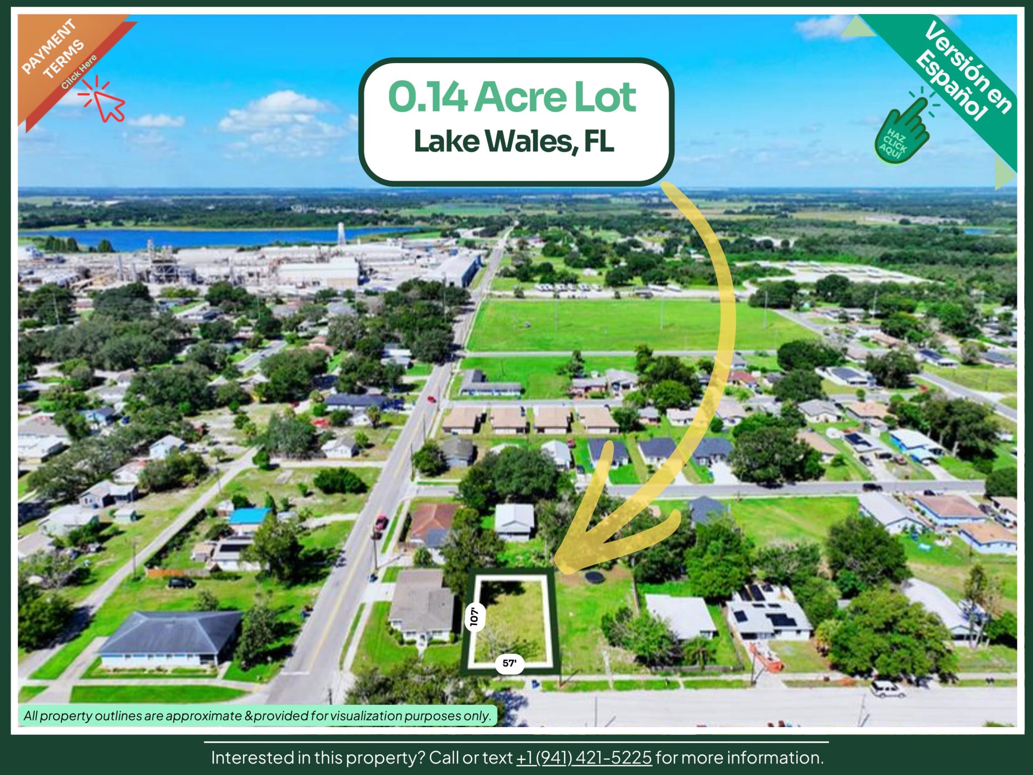 Cleared 0.14-Acre Lot in Lake Wales, FL — Paved Road, City Water & Sewer — photo 1 of 6