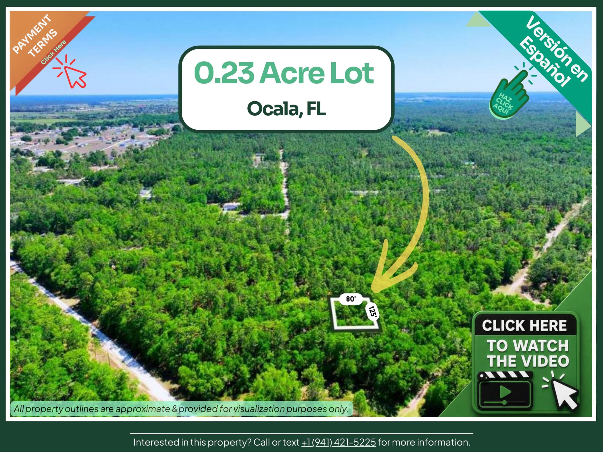 Wooded 0.23-Acre Lot 8 in Ocala, FL — Site-Built & Modular Homes, No HOA — photo 1 of 6