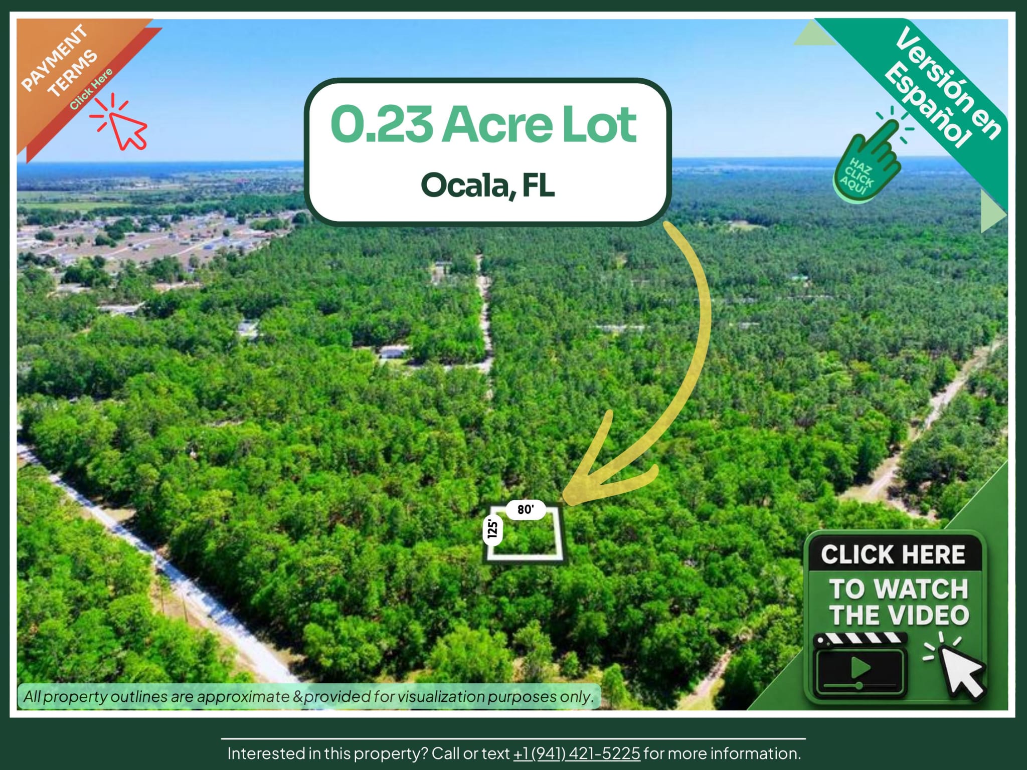 Wooded 0.23-Acre Lot 9 in Ocala, FL — Site-Built & Modular Homes, No HOA — photo 1 of 6