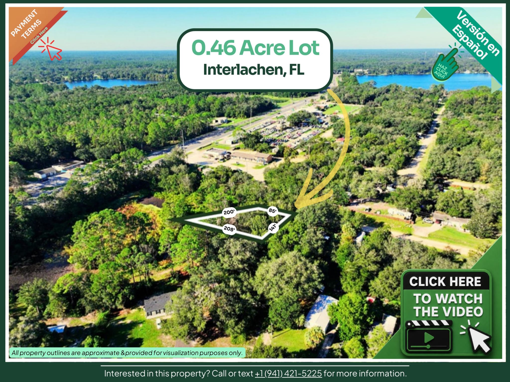 Wooded 0.46-Acre Lot in Interlachen, FL — Mobile Homes Allowed, No HOA — photo 1 of 6