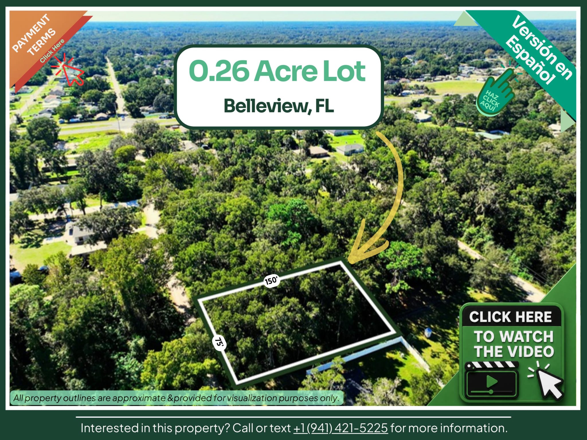 Wooded 0.26-Acre Lot in Belleview, FL — Site-Built & Modular Homes, No HOA — photo 1 of 6