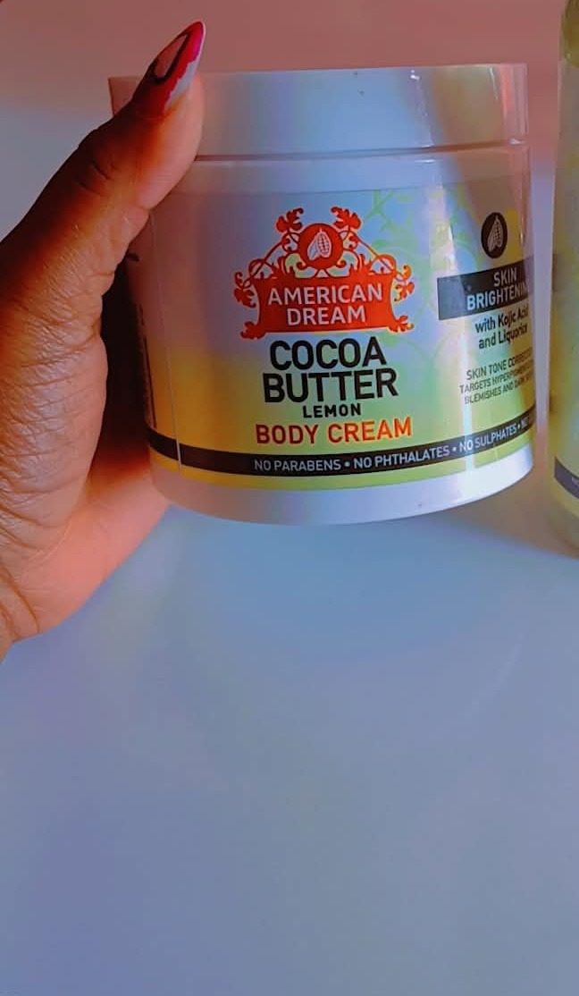 Cocoa Butter Lemon Body Cream (Skin Brightening)