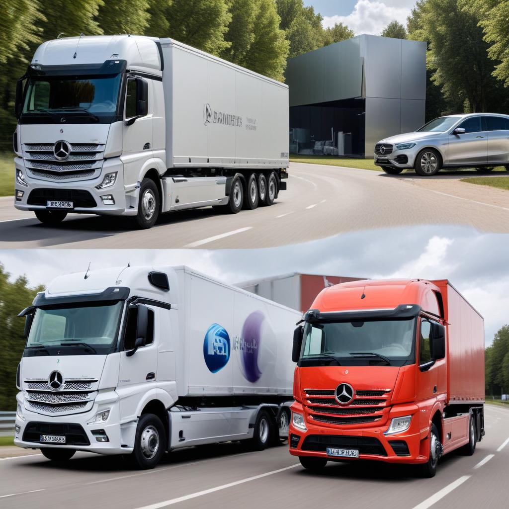 What are the major milestones in the Mercedes Benz Lorry historical ...