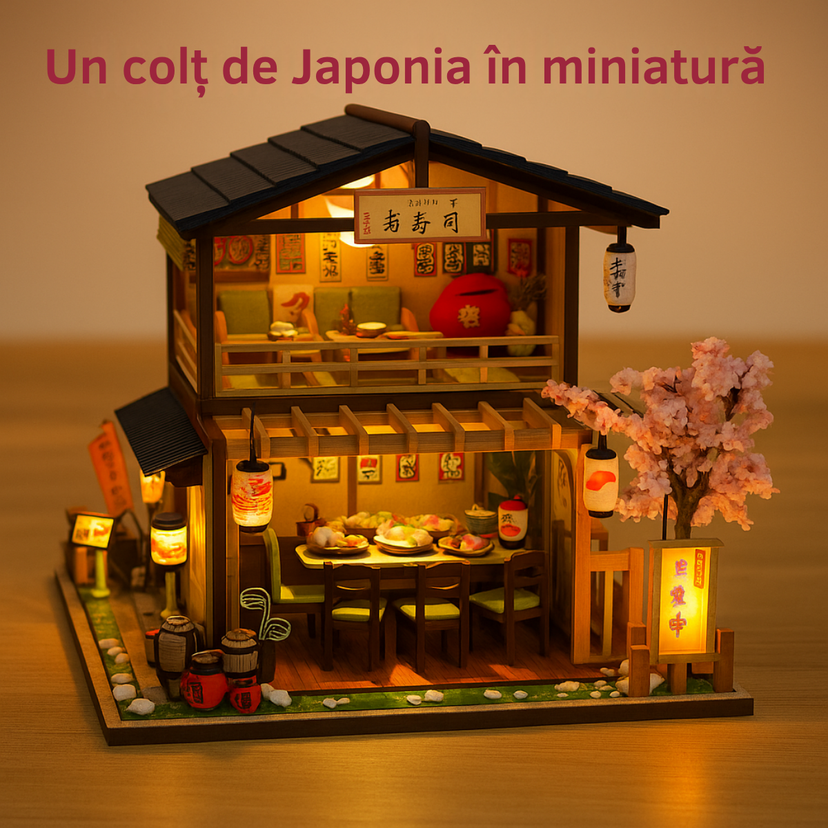 Restaurant Sushi miniatural DIY - detalii