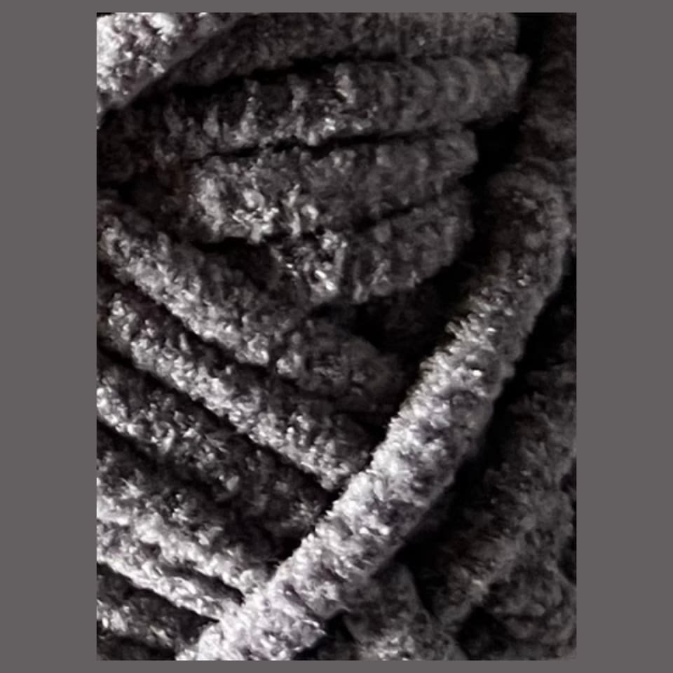 Fil Chenille 50g - Gris