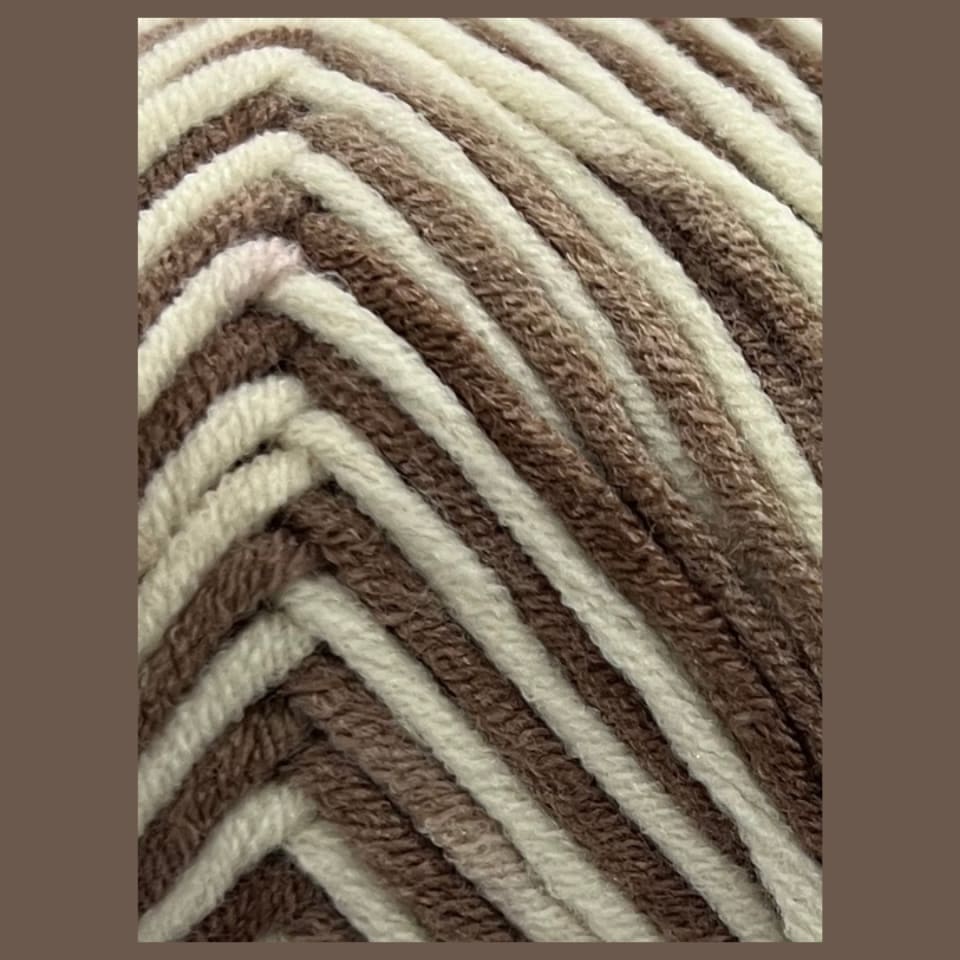 Laine acrylique multicolore 100g - Motif 2