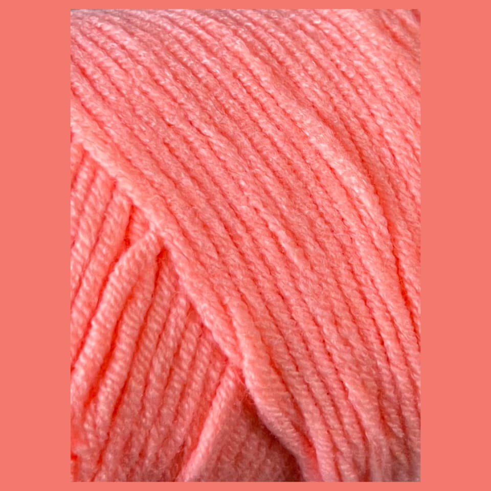 Laine coton XL 200g - Rose pêche