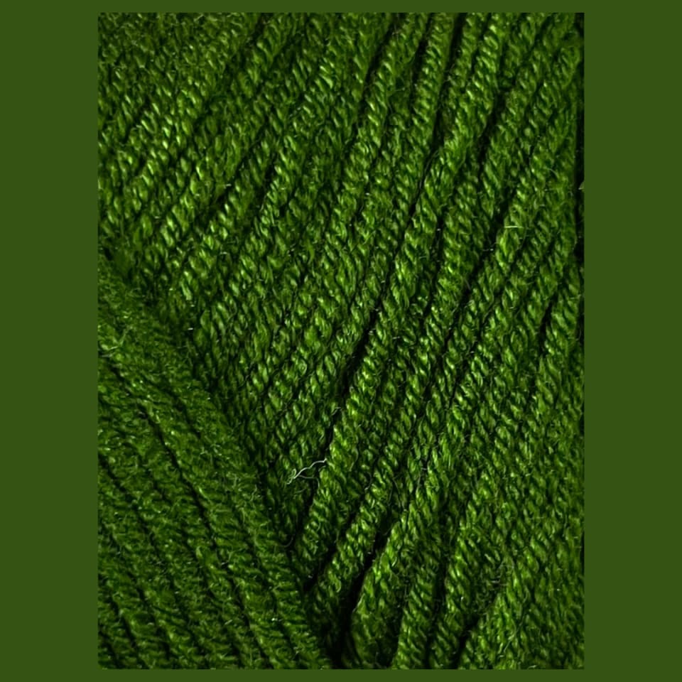 Laine coton XL 200g - Vert forêt