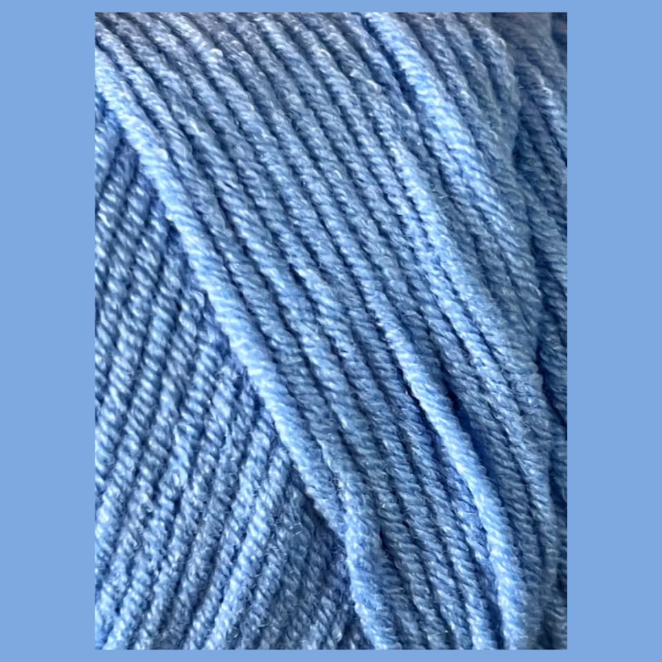 Laine coton XL 200g - Bleu ciel