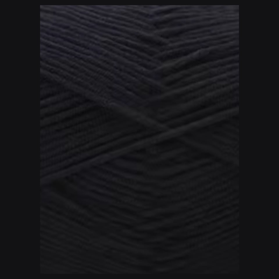 Laine Coton 100g - Noir