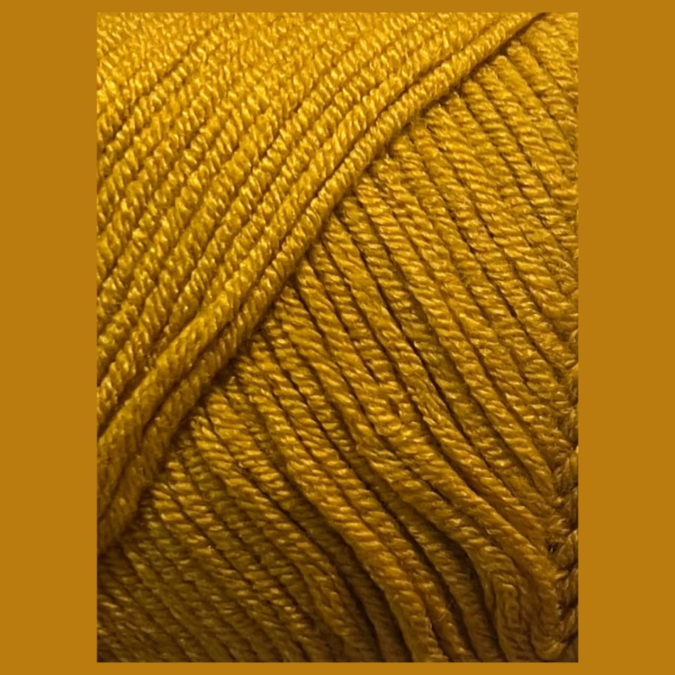 Laine coton XL 200g - Moutarde