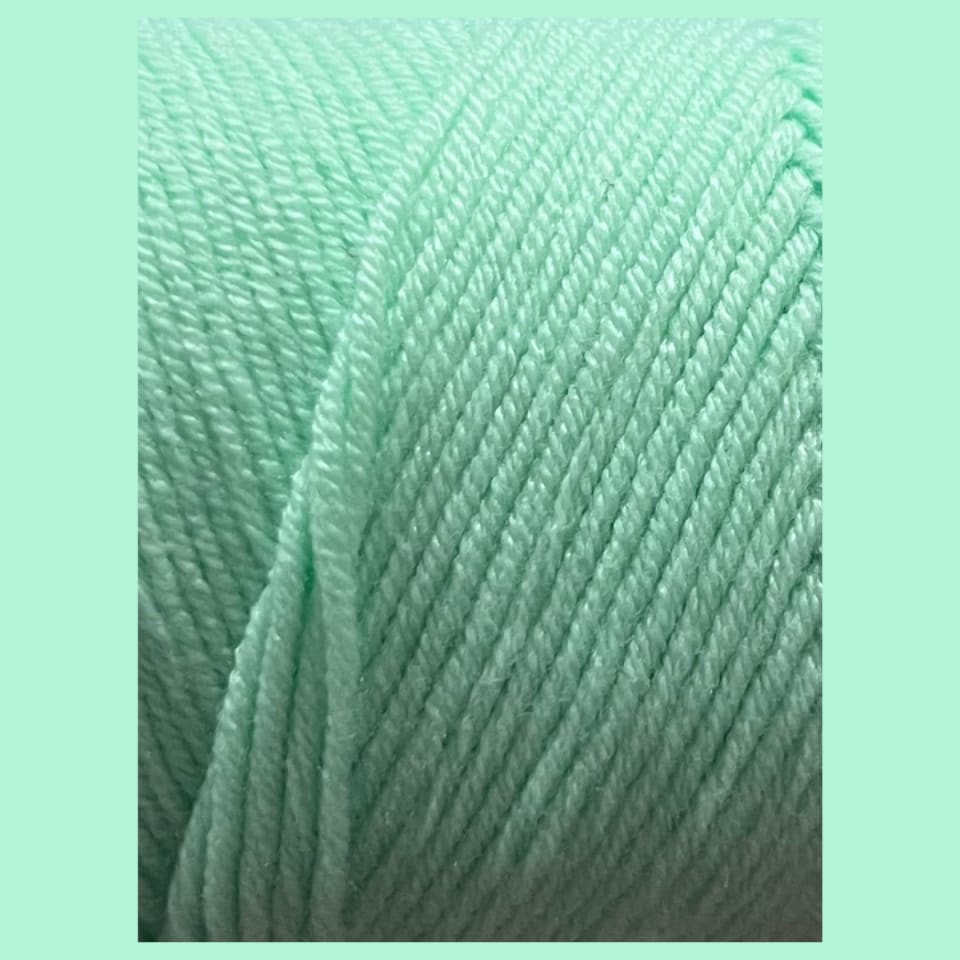 Laine coton XL 200g - Vert menthe