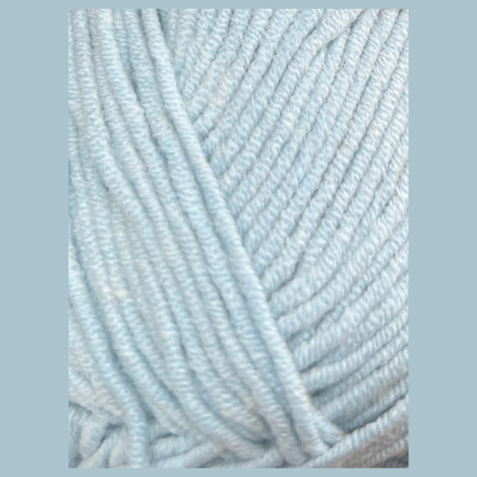 Laine Coton 100g - Bleu brume