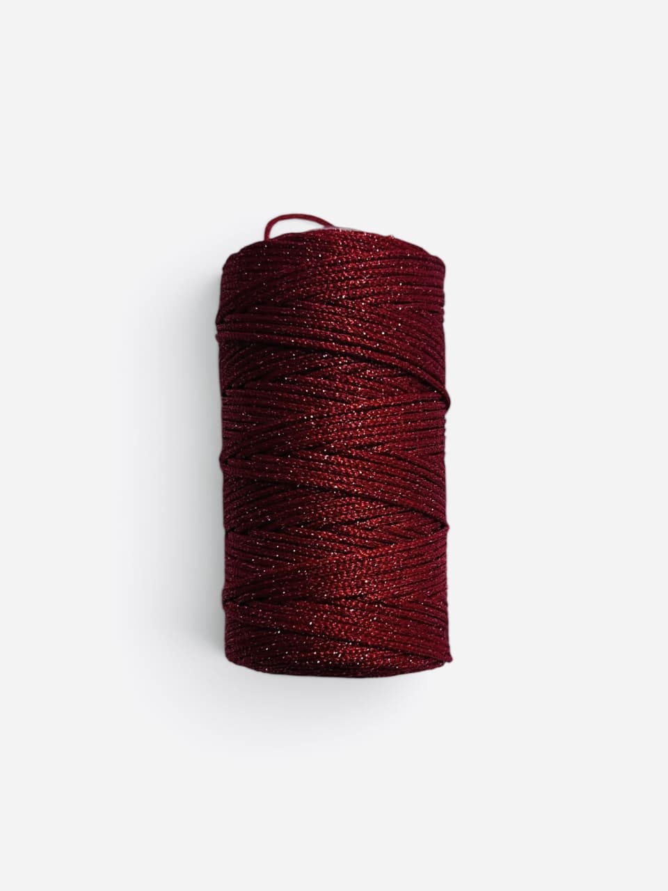 Fil pailleté - Rouge