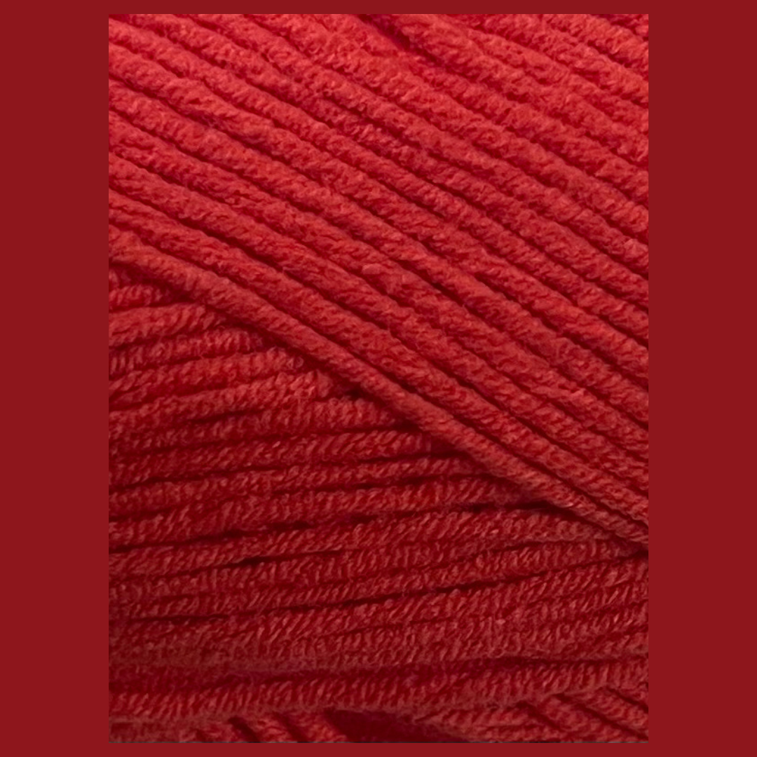 Laine Coton - Rouge orangé