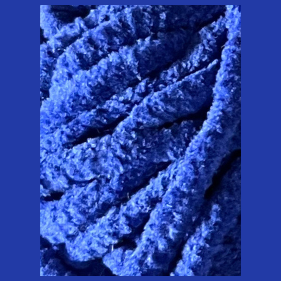 Fil Chenille - Bleu bic