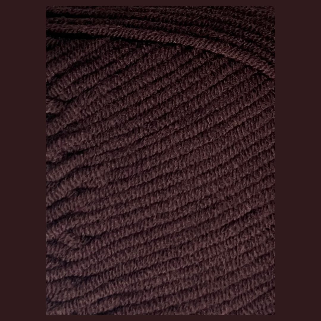 Laine Coton - Marron cacao